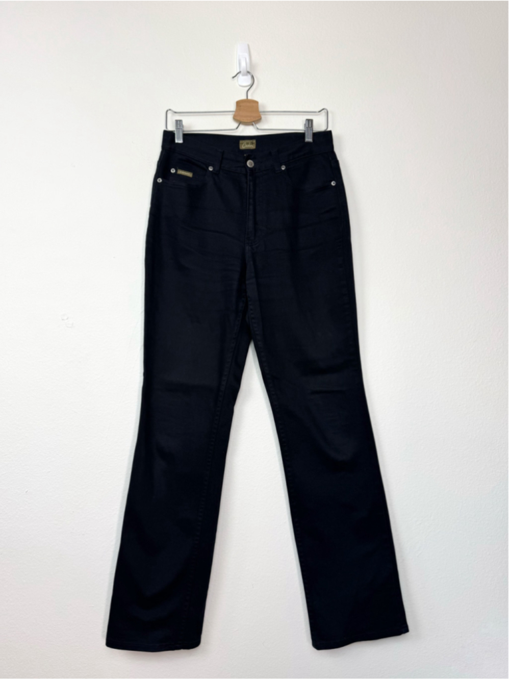Caslon Women’s Straight Leg Jeans Black Size 8L Long Western Classic Casual